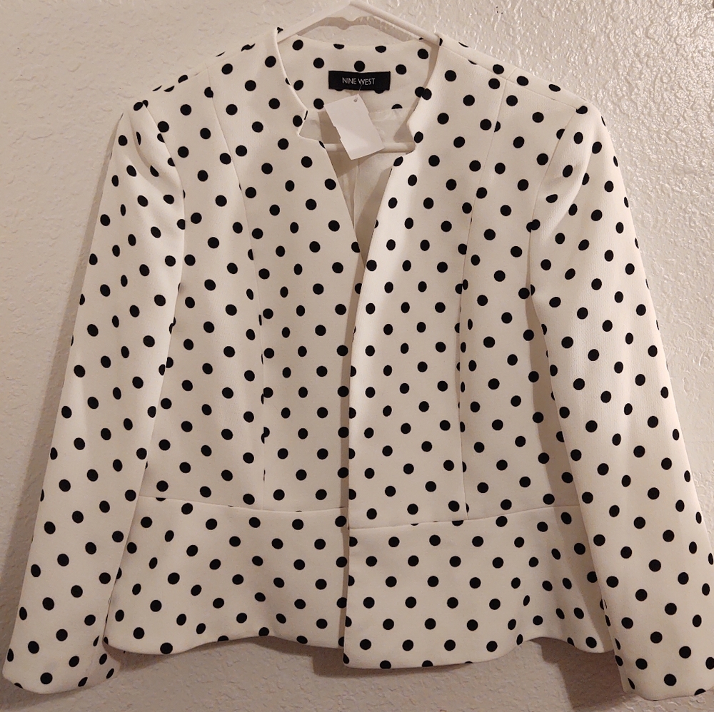 Nine West Polka Dot Jacket
